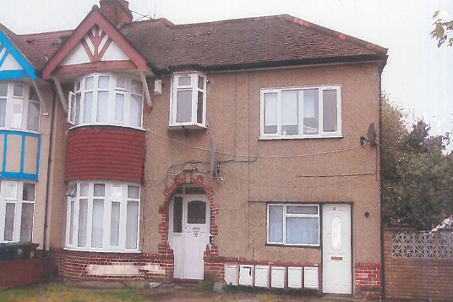 One of Vispasp Sarkari’s properties on Kenmore Road, Harrow