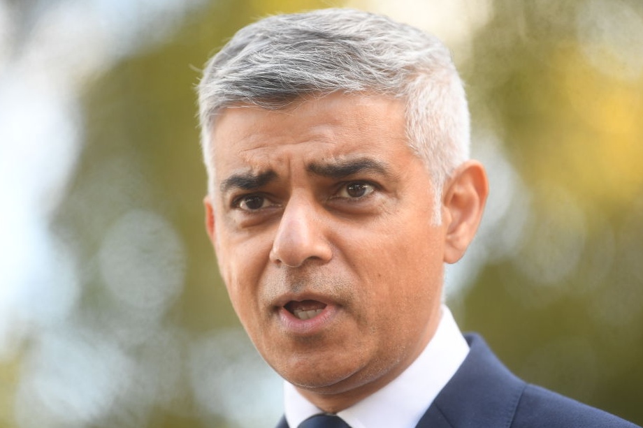 London mayor Sadiq Khan (Getty)