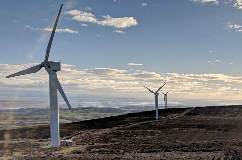 Kirkby Moor Wind Farm. Image: Ventient Energy