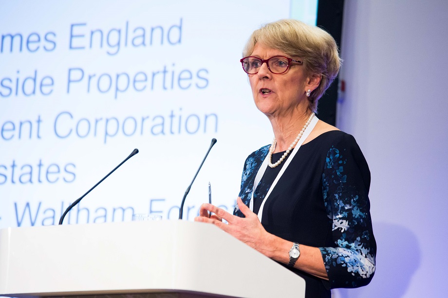 Liz Peace speaking at the Planning for Housing conference earlier today