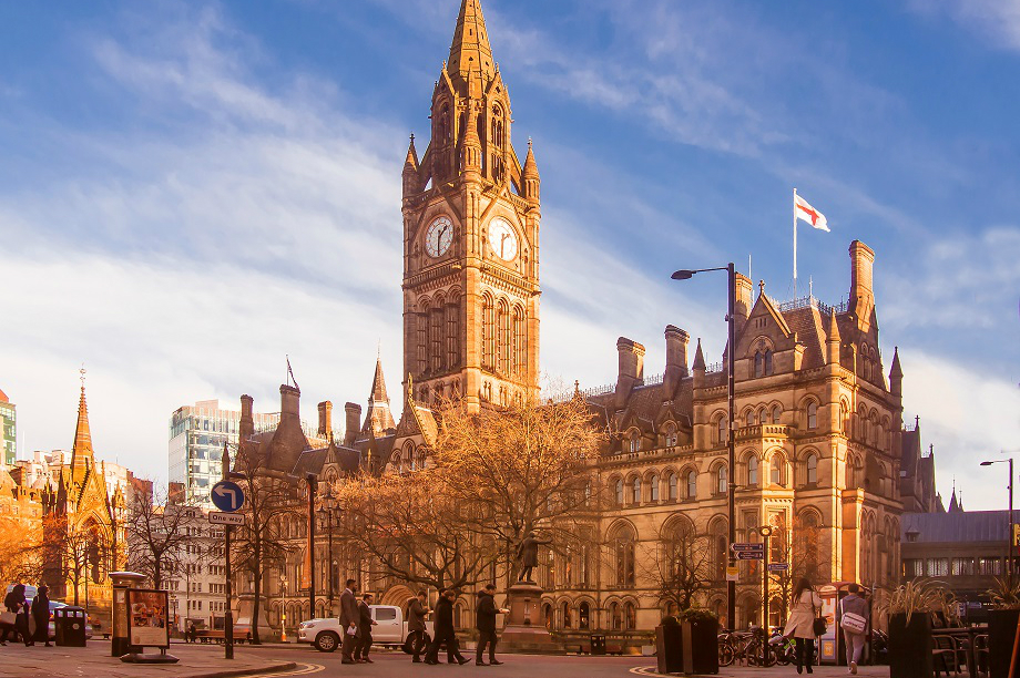 Manchester Town Hall: city council to consult on restrictions on co-living schemes. Pic: Getty Images
