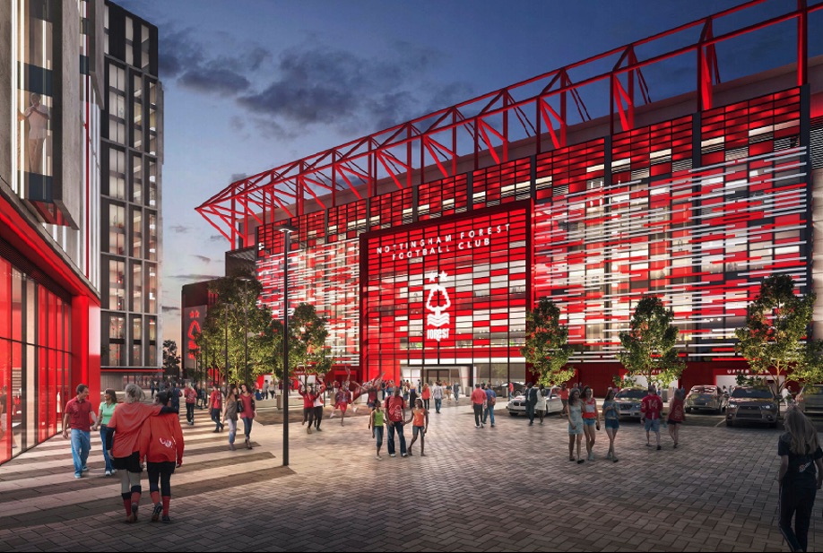 A visualisation of the proposed scheme. Image by Nottingham Forest FC