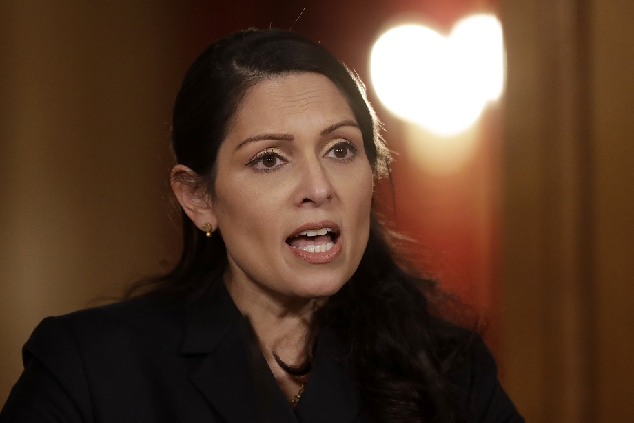 Home secretary Priti Patel. Pic: Getty Images