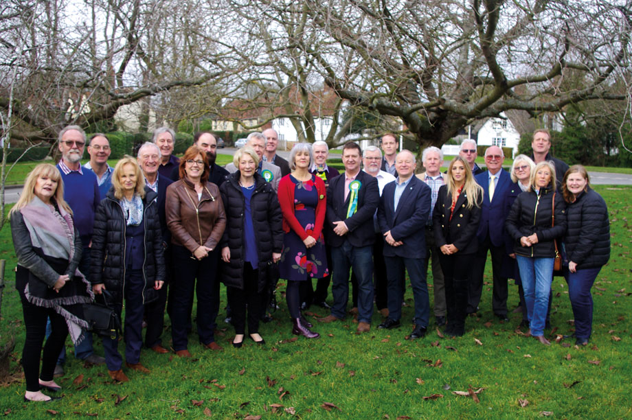 Residents for Uttlesford: the group seized control of the district council and is considering revising the local plan (pic: Residents for Uttlesford)