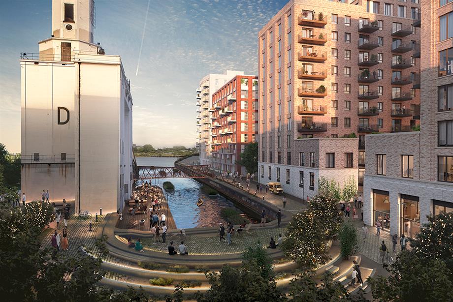 Visualisation of the planned Silvertown regeneration project in east London