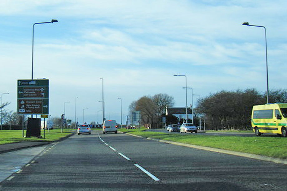 The existing A585 roundabout at Skippool (pic: Colin Pyle via Geograph)