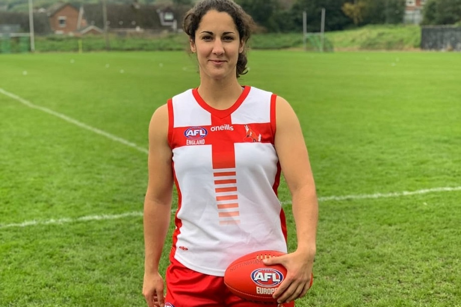 Planning consultant Tara Barratt who represented England in Australian rules football. Pic: Savills