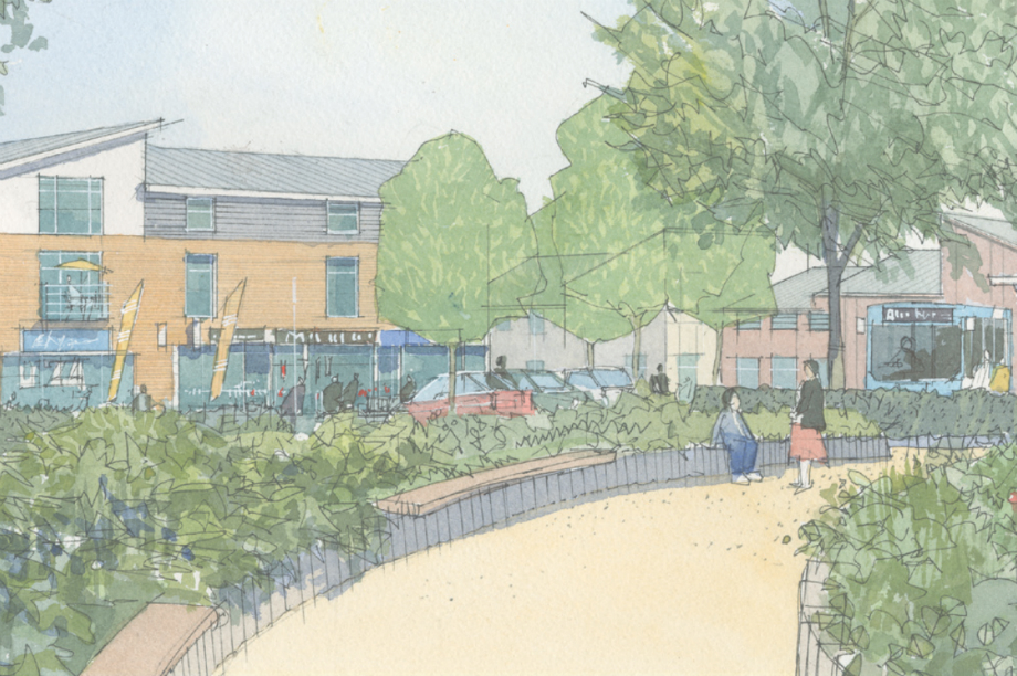 An artist's impression of plans for the West Hemel Hemsptead site. Image: Barratt David Wilson, Taylor Wimpey, Stimpsons and Bletsoes