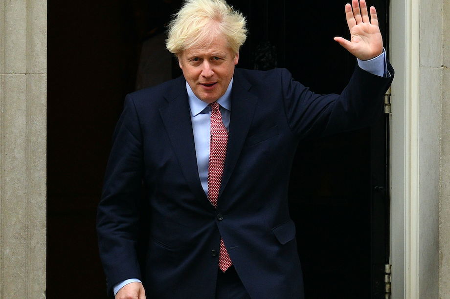 Boris Johnson on his way to the Conservative Party conference (Pic: Getty)