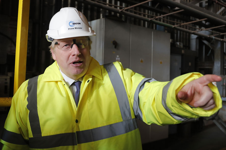 Prime Minister Boris Johnson on the campaign trail (pic: Getty)