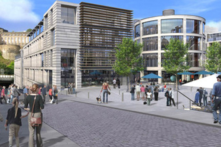 An artist's visualisation of the proposed development