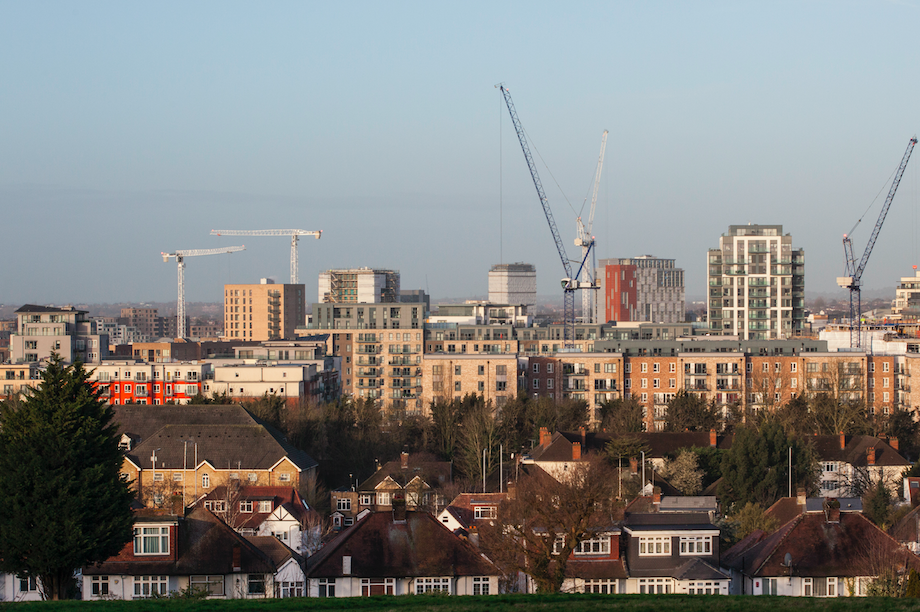 Construction activity in Colindale, Barnet (Pic: Getty)