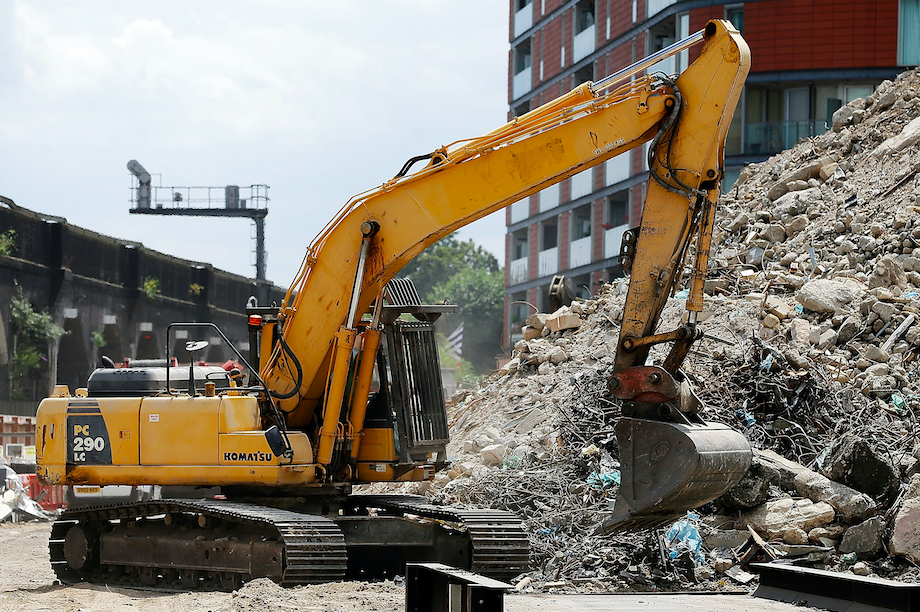 Demolition under way in London (Pic: Getty)