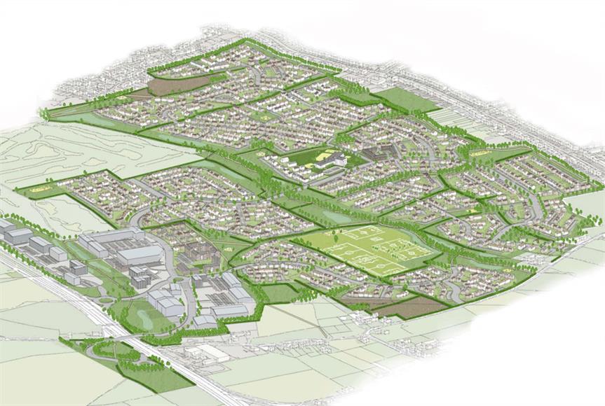 A visualisaion of the Eastern Green development