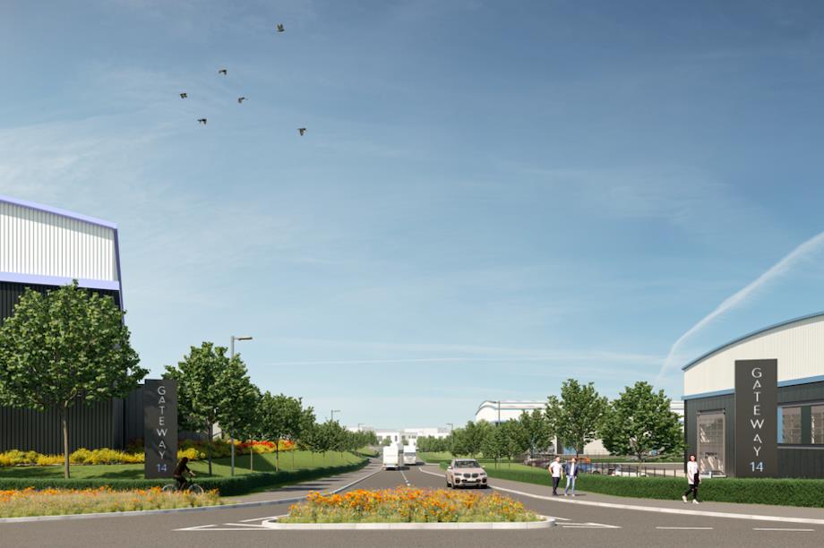 A visualisation of the proposed Gateway 14 scheme. Pic: Avison Young