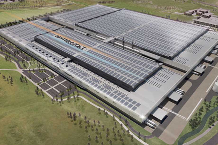 A visualisation of the finished scheme (pic: Britishvolt)