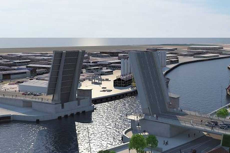A visualisation of the finished Great Yarmouth crossing scheme. Pic: Norfolk County Council