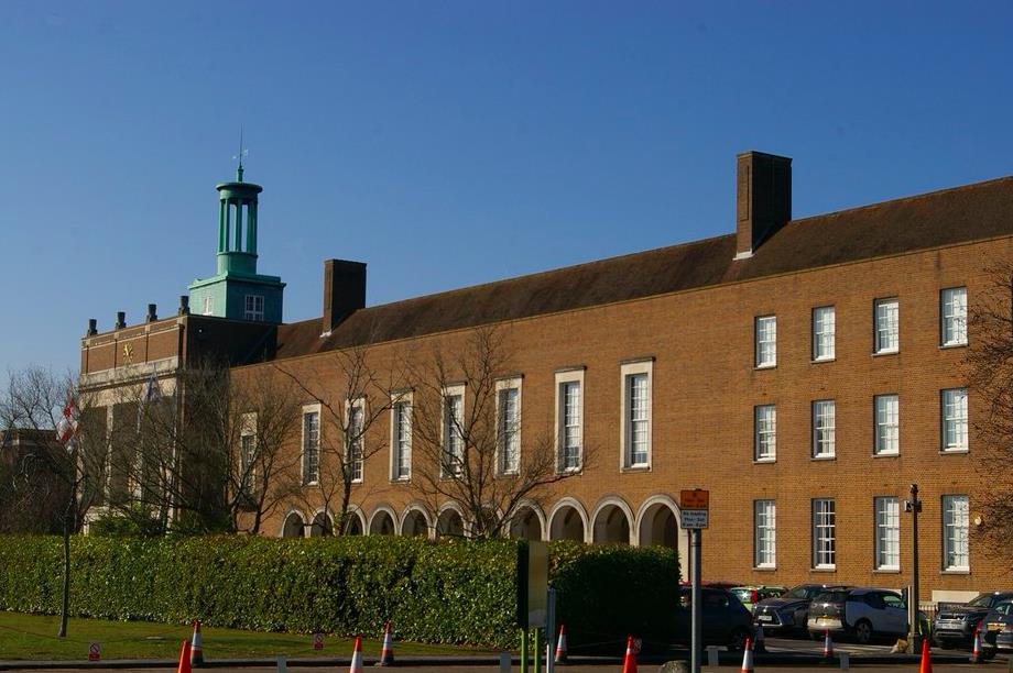Hertford County Hall, home of Hertfordshire County Council (Pic: geograph.org, by Christopher Hilton, CC BY-SA 2.0)