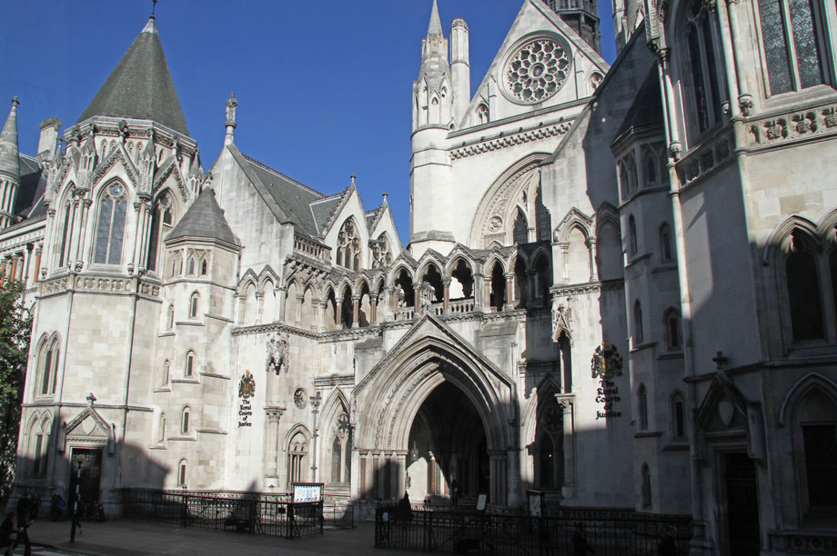 London's Royal Courts of Justice