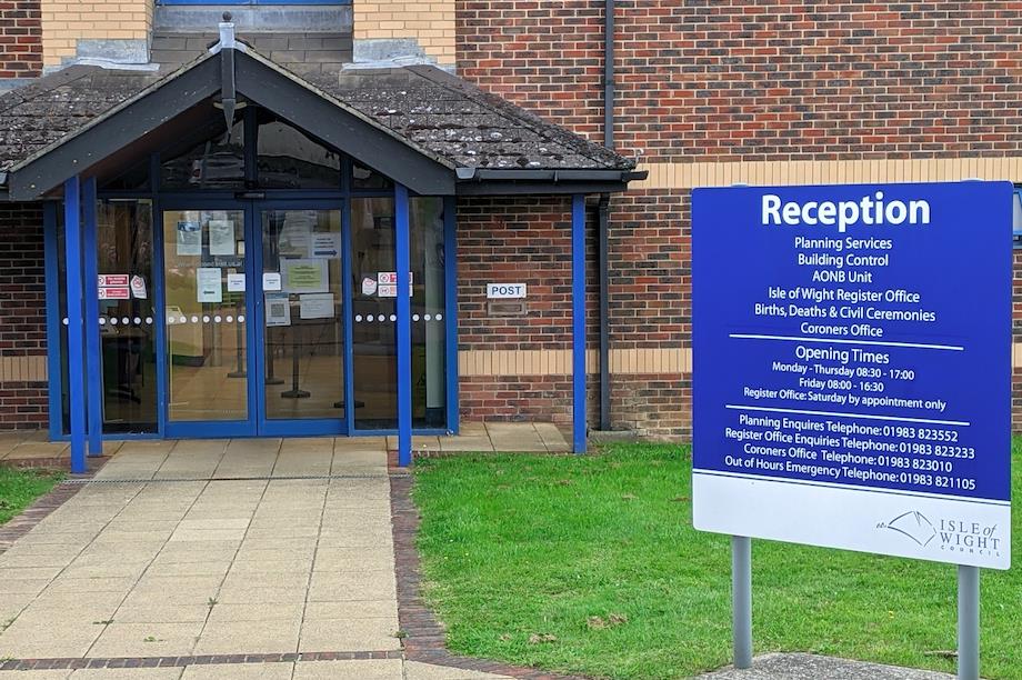 Isle of Wight Council, in Newport, has seen “unusually high” numbers of applications (Pic: Isle of Wight Council)