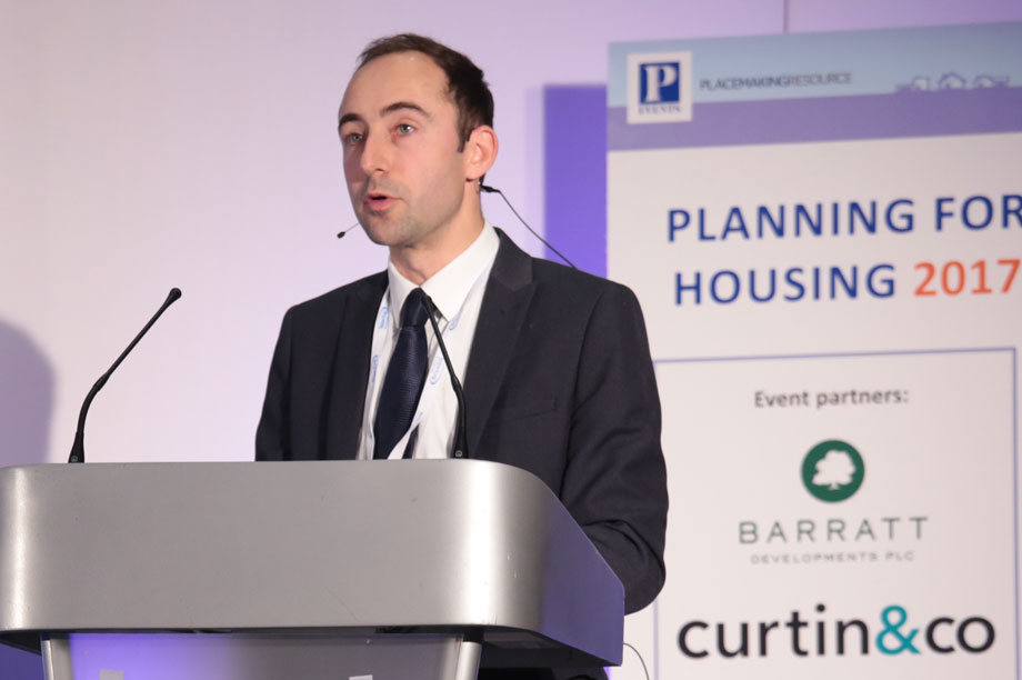 John Wacher speaking at the event yesterday