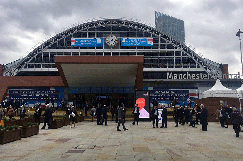 Manchester Central: venue for Conservative Party conference
