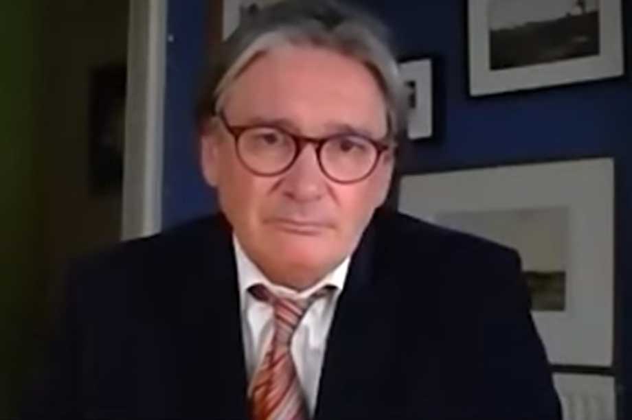 David Morgan speaking during the online event
