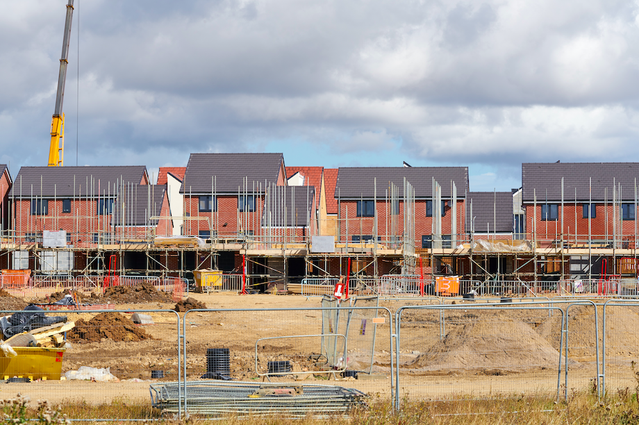 Newly built homes in England (Pic: Getty)