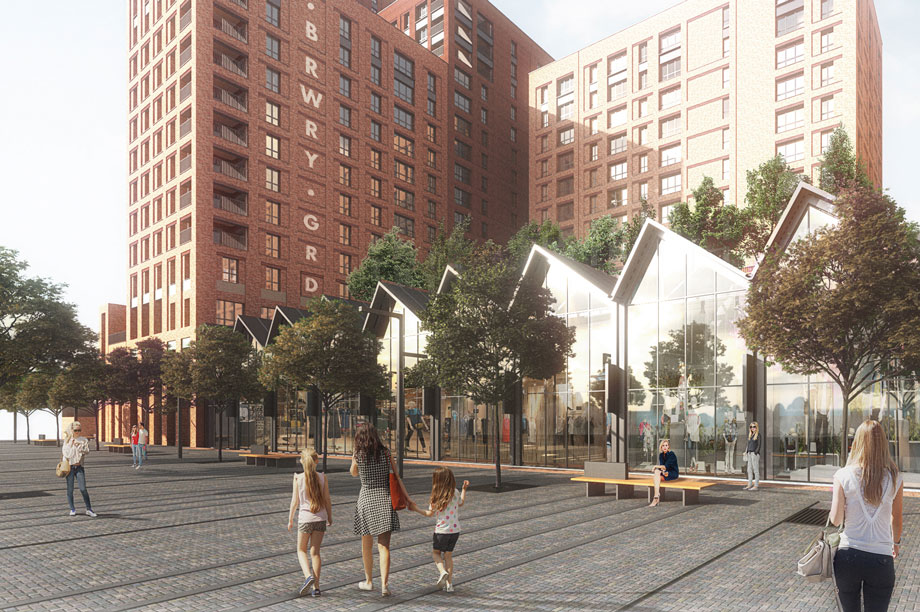 Old Brewery Gardens, Manchester: such city centre development is encouraged in new draft framework