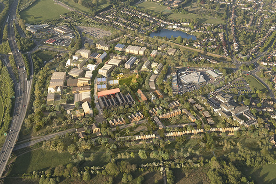 A visualisation of the finished Oxford North scheme (pic: Thomas White (Oxford) Ltd) 