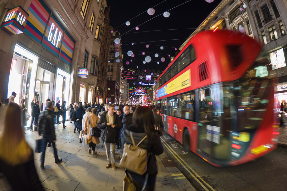 London's Oxford Street (pic: James Petts, Flickr)