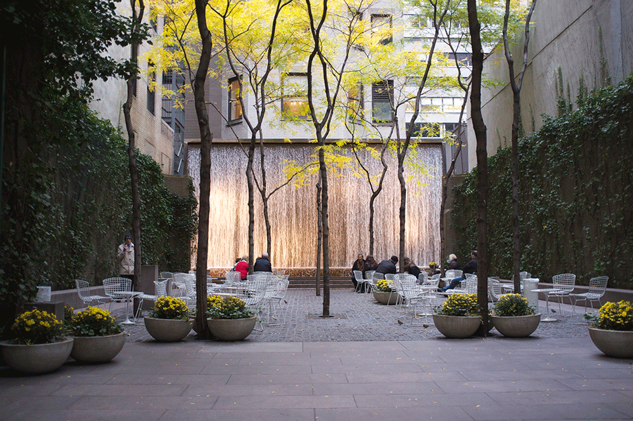 Paley Park: DCLG said pocket parks were first created in New York in the 1960s (picture by Aleksandr Zykov, Flickr)