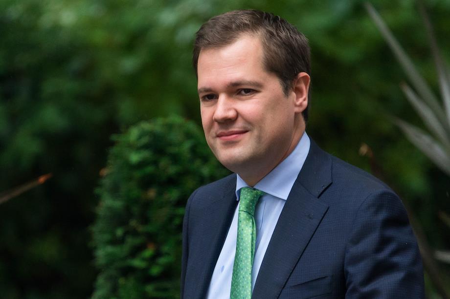 Robert Jenrick arriving in Downing Street today (Pic: Getty)