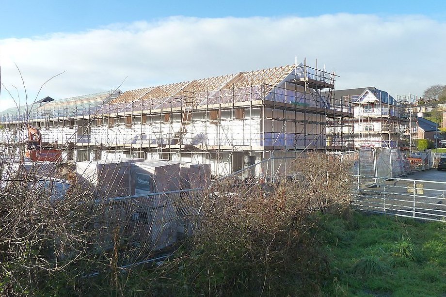 Social housing being built - image: Penny Mayes / geograph.org.uk (CC BY-SA 2.0)