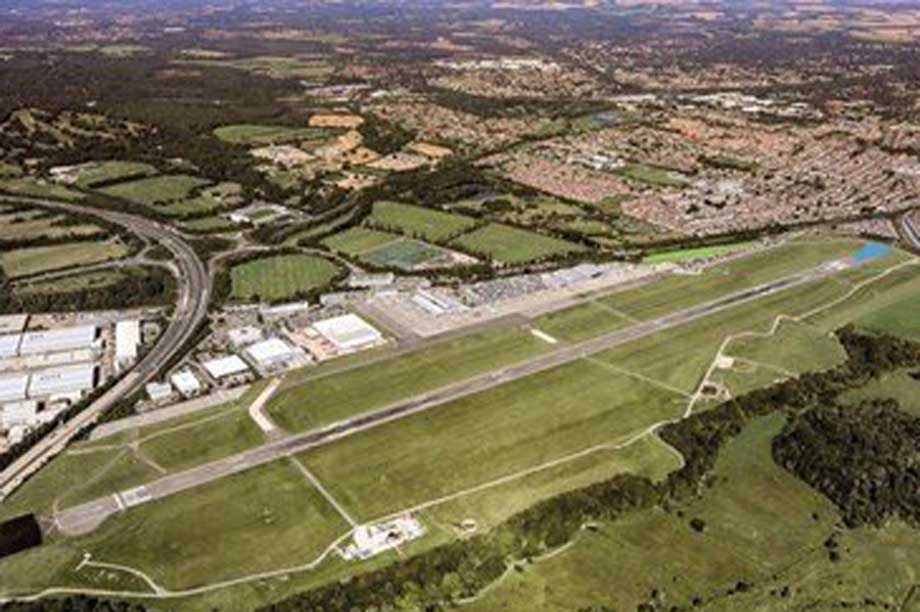 A visualisation of the extended runway (pic: AGS Airports)
