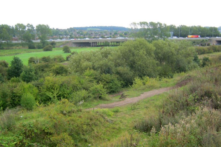 The 79 hectare former Stanton Ironworks site (Credit: Trevor Rickard c/o Creative Commons Licence via geograph.org)
