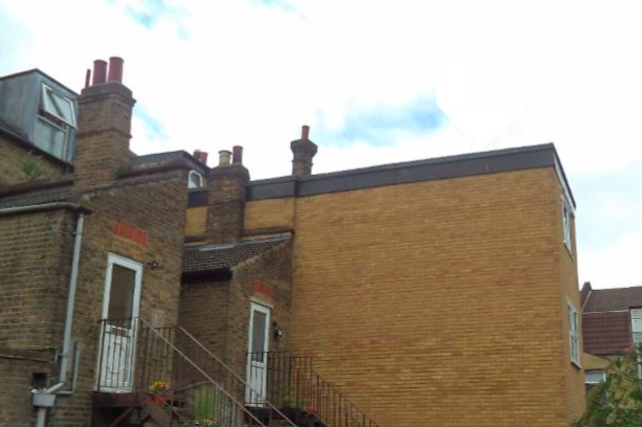 The illegal extension at 65 St James’s Street, Walthamstow