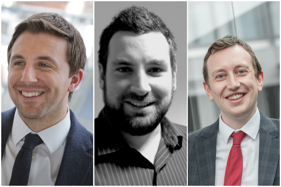 From left: Dickson, Lavety and Natkus (Pic: Barton Willmore)