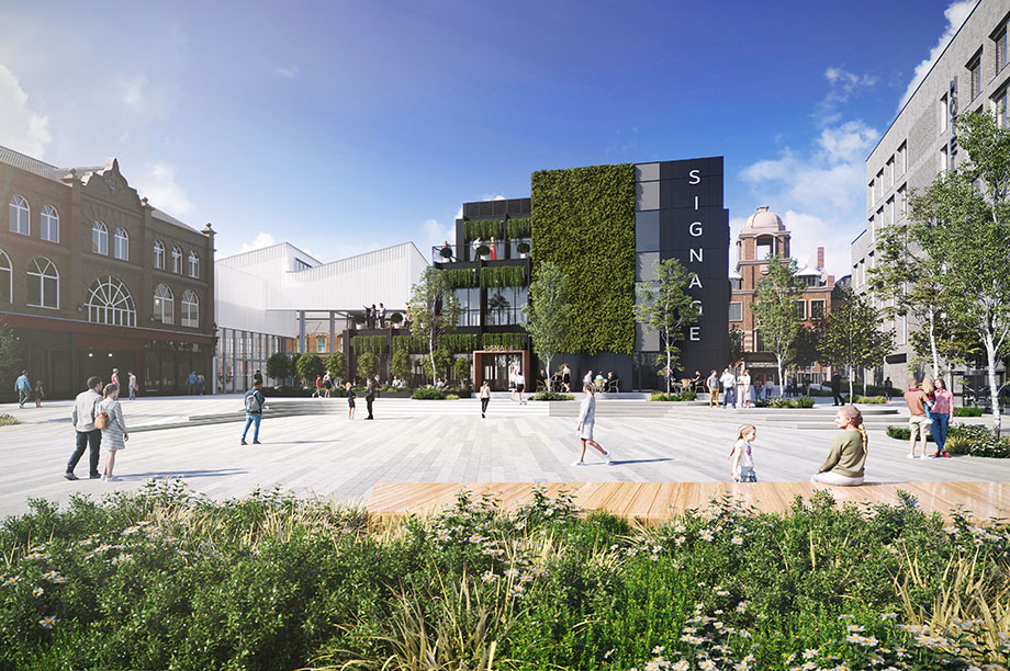 Wigan town centre development (Credit: Cityheart)