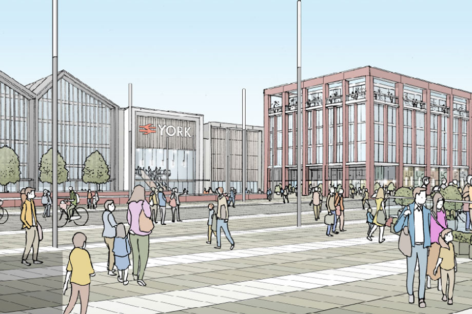 A visualisation of the York Central scheme (Pic: York Central Partnership)