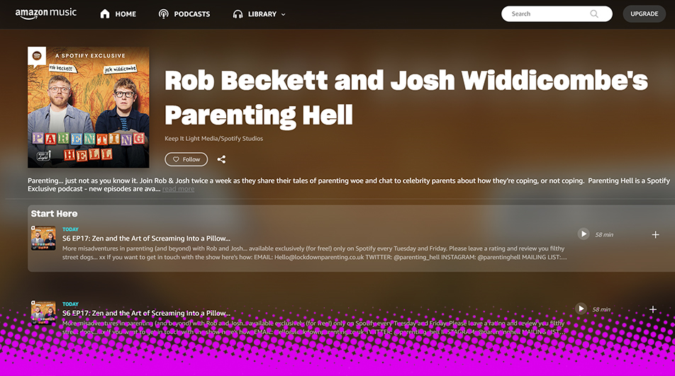 Rob Beckett and Josh Widdicombe's Parenting Hell (Podcast Series