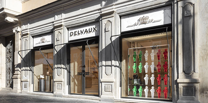 La Maison Delvaux's first boutique in Rome