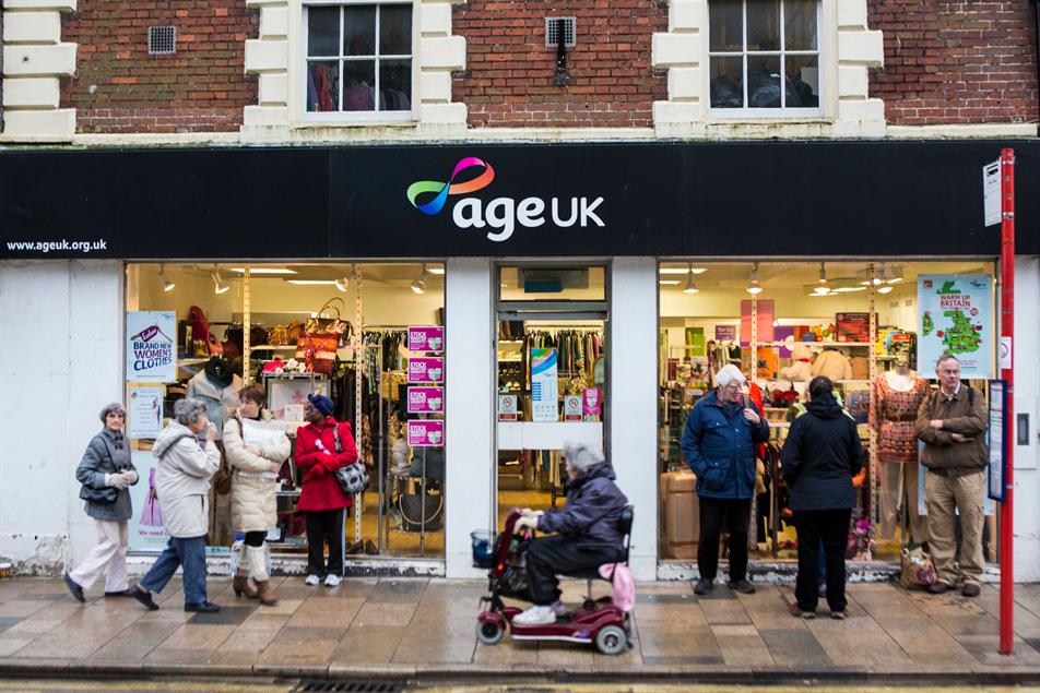 Age UK cut 400 jobs and closed a third of its shops last year Third