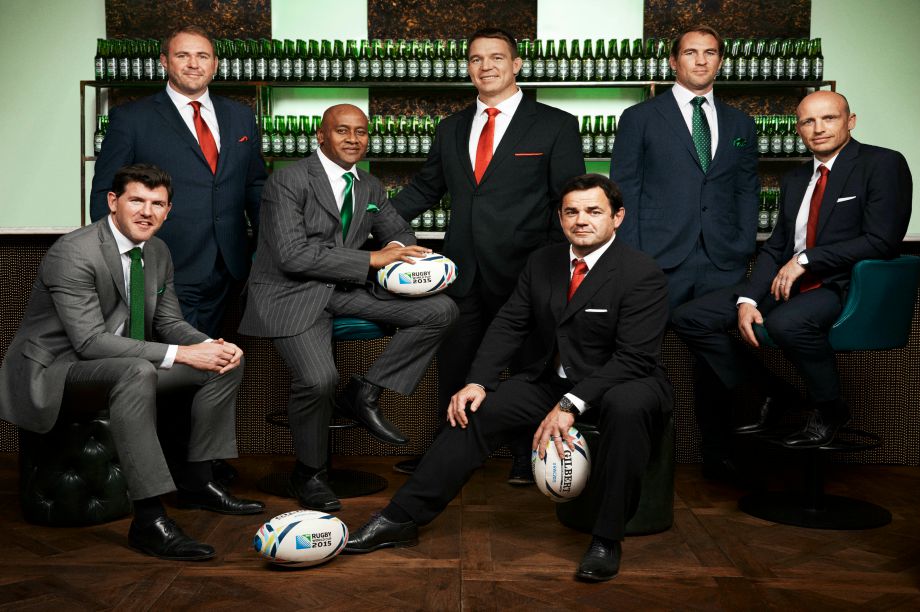 Heineken will be offering fans the chance to have their picture taken with the Webb Ellis Cup