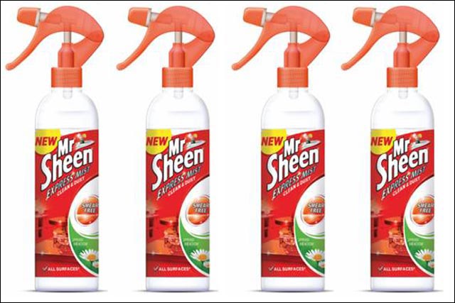 Reckitt Benckiser: launches Mr Sheen Express Mist household cleaner