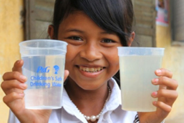 P&G: swaps Facebook 'likes' for clean water
