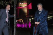 Sir Tom Jones plants tree at LG Arena after becoming the £29m venue's first major star