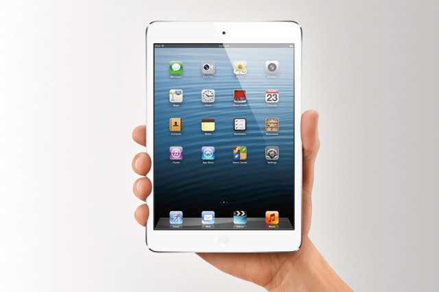 Apple's iPad Mini: fits in one hand