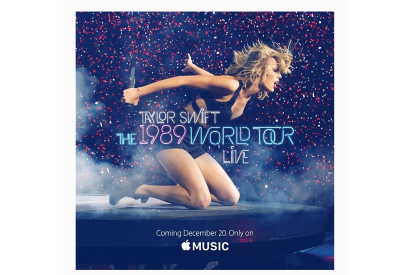Apple Music: has clinched exclusive rights to '1989 World Tour' concert video