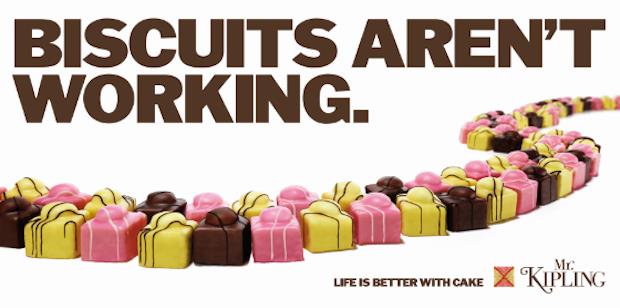 Mr Kipling has imitated the classic Conservative poster 